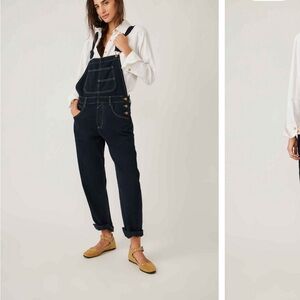 Free people Ziggy denim overalls